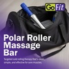 image:imageGoFit Polar Roller Cold Compression Therapy Massage Bar for Muscle Relief Recovery and Targeted Massage Blue 98 x 48 x 28 Inches1 Count Pack of 1