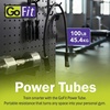 image:imageGoFit Resistance 100lbs Training Power Tubes  HeavyDuty Exercise Bands for Strength Stretching Home Workouts Yoga Pilates and Full Body Fitness Black