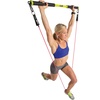 image:imageGoFit RAB ResistABar  Workout Resistance Band Bar for Home Gym Portable Exercise Equipment BlackGreen GFRAB
