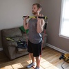 image:imageGoFit RAB ResistABar  Workout Resistance Band Bar for Home Gym Portable Exercise Equipment BlackGreen GFRAB