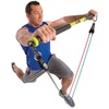 image:imageGoFit RAB ResistABar  Workout Resistance Band Bar for Home Gym Portable Exercise Equipment BlackGreen GFRAB