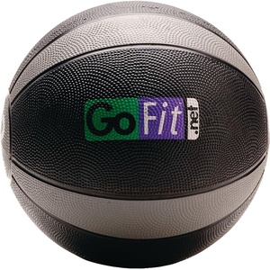 image:imageGoFit GFMB12 Medicine Ball 12 lbs Black and Gray