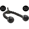 image:imageGoFit Tricep Rope Machine Attachment  Heavy Duty Nylon Tricep Pushdown Cable Rope with NonSlip Rubber End Cap Grips amp Solid Steel Clip Hardware for Cable Machines Home Gym amp Commercial Gym Black GFTROPE