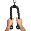 image:imageGoFit Tricep Rope Machine Attachment  Heavy Duty Nylon Tricep Pushdown Cable Rope with NonSlip Rubber End Cap Grips amp Solid Steel Clip Hardware for Cable Machines Home Gym amp Commercial Gym Black GFTROPE